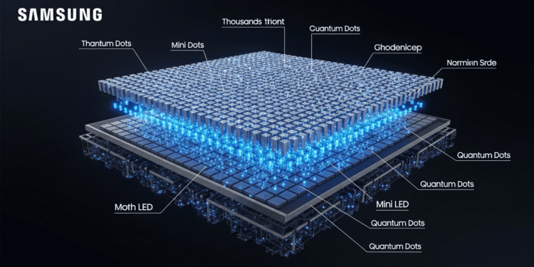 Neo QLED 8K Will Stunning Features Make 2025 Worth It 2 Samsung Mini LED Quantum Matrix Technology diagram showing thousands of tiny LEDs for precise brightness control
